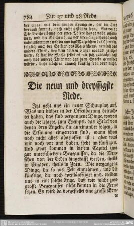 Die neun und dreyssigste Rede