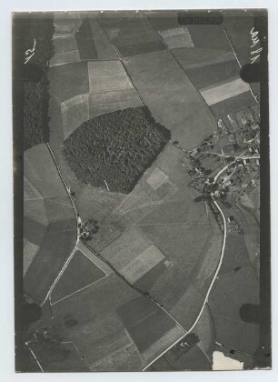 Luftaufnahme, Herbringhausen (Wuppertal): Ansicht, Ortschaft, Felder und Wald
