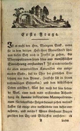 Antworten auf die Gegenfragen ... über das Werkchen: Was ist der Erzbischoff?