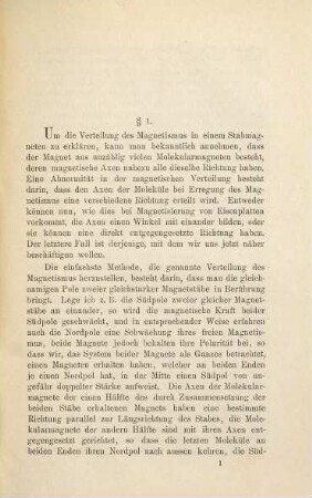Ueber magnetische Folgepunkte
