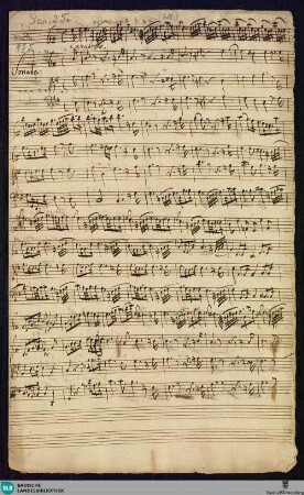 Sonatas - Mus. Hs. 475 : vl (2), a-vla, ob (2), bc; e; BrinzingMWV 4.4 BrinzingMWV 4.3