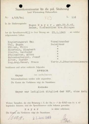 Mayer, Eugen