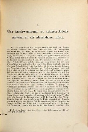 Naturwissenschaftliche Beiträge zur Geographie und Kulturgeschichte