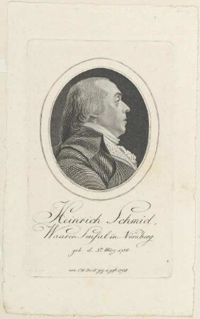 Bildnis des Heinrich Schmid
