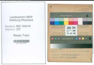 Entnazifizierung Franz Reuter , geb. 16.07.1895 (Schreinermeister)
