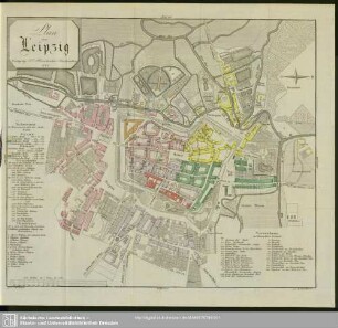 Plan von Leipzig