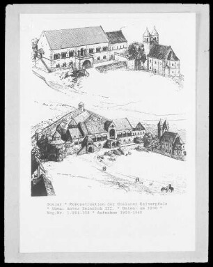 Die Kaiserpfalz in Goslar unter Heinrich III. und um 1230