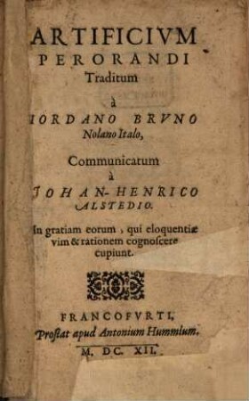 Artificium perorandi