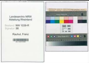 Entnazifizierung Franz Rauhut , geb. 02.10.1898 (Lehrer)