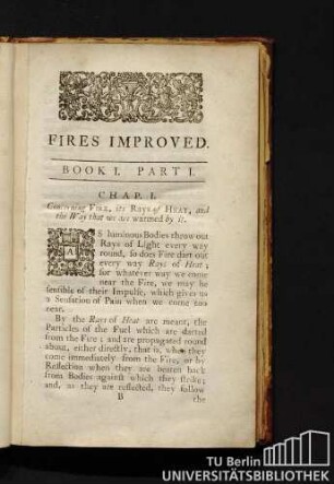 Fires improved. Book I.