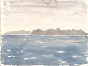 Wach, Hugo; New York (USA); Azoren; Gaeta (Italien); Portugal; Sardinien; Queenstown; Reisezeichnungen - in Sardinien (Ansicht)