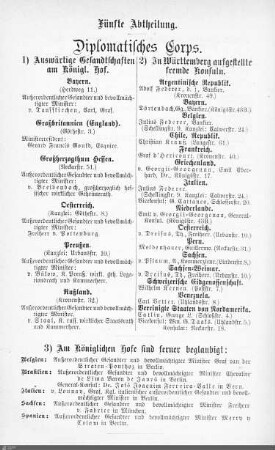 Diplomatisches Corps