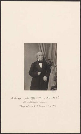 Bunge, Alexander von