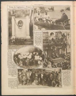 Notas de Inglaterra y Francia [Fotografías]