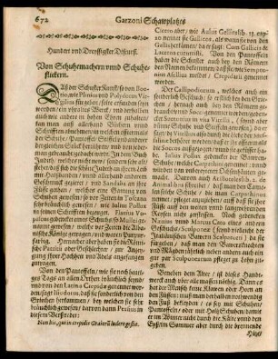 Hundert und Dreyssigster Discurß. Von Schuhemachern unnd Schuheflickern.