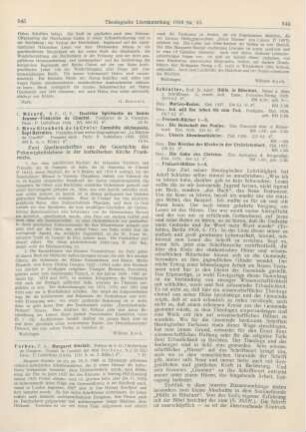 545-546 [Rezension] Forbes, F. A., Margaret Sinclair