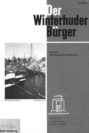 Heft II / April 1987 : Zeitschrift des Winterhuder Bürgervereins