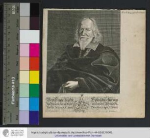 Veit Engelhardt Holtzschucher von der Neuenbürg, Amtmann deß Walds Sebaldi : Natus Ao. 1581. Denat[us] 21. Apr. Ao. 1656