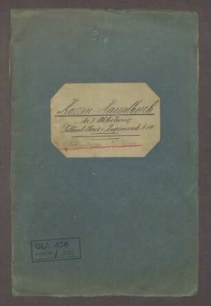 Kassen-Hauptbuch der Kassenverwaltung