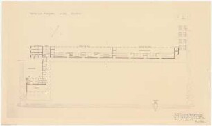 Wochenend-Hotel und Strandbad: Strandbad: Grundriss 1:200