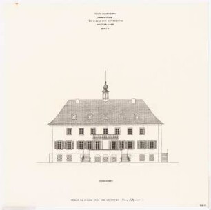 Herrenhaus Hohenborn bei Kassel Umbau: Parkansicht 1:100