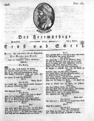 Nro. 134, Sonnabend, den 5. Julius 1806