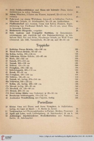 Teppiche (Nr. 37-49)