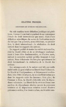 Principes de droit international