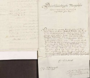 Friedrich Eugen von Württemberg an Karoline Luise von Baden (Etupes)