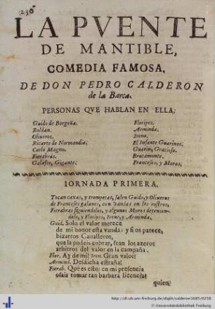 La Puente de Mantible.