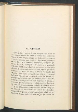 La Cristiana