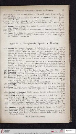 Spanische und Portugiesische Sprache u. Literatur (Nr. 2572 - 2649)