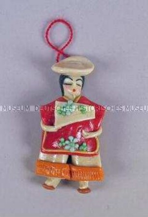 Christbaumschmuck: Weibliche Figur