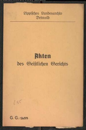 Liesabeth Mertens gegen Christian Sievert (Sivert) zu Heidenoldendorf, Sohn von Cornelius Sievert, wegen einer Eheklage