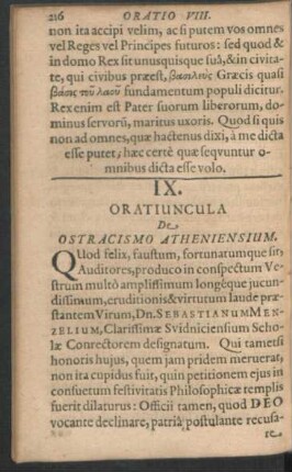 Oratio IX.