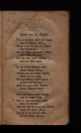 Gellert und sein Schüler.
