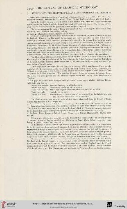 34-35. The Revival of Classical Mythology