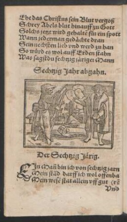 Sechtzig Jahr abgahn.
