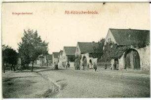 Kötzschenbroda. Alt-Kötzschenbroda, Kriegerdenkmal
