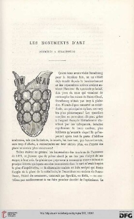 2. Pér. 5.1872: Les monuments d'art détruits à Strasbourg