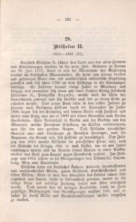 28. Wilhelm II. 1821 - 1831 (47).