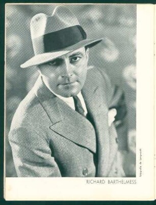 Richard Barthelmess - Fotografía de Longworth