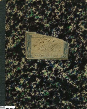 "Hausbuch für Johann Heinrich Quilling".- Aufzeichnungen über Familiengeschichte und Vermögensverhältnisse des Johann Jacob Quilling für die Jahre 1794-1861