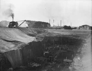 Tagebau Pauline b. Mücheln : Braunkohleabbaugebiet Geiseltal. Tagebau "Pauline" bei Mücheln