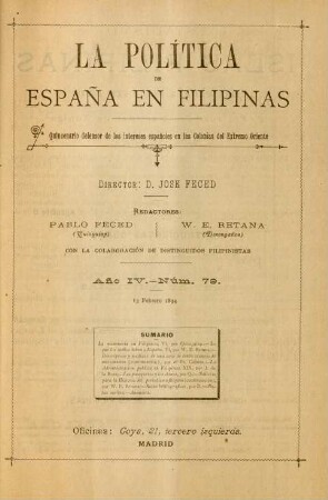 Núm. 79. 13 Febrero 1894
