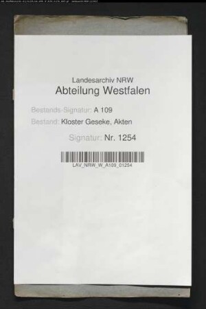 Kurie und Grundstücke der Alexandrine v. Plettenberg-Lenhausen.