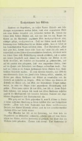 II. Nachzeichnen des Bildes