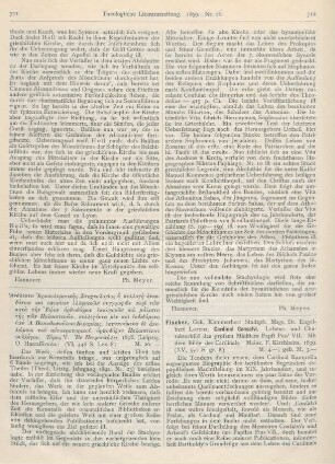 711-712 [Rezension] Analekta Ierosolymitikes Stachnologias e sylloge anekdoton kai spanion ellenikon suggraphon peri ton kata ten Eoan orthodoxon ekklesion kai malista tes ton Palaistinon, syllegenta men kai ekdidomena ypo A. Paladopoulou-Kerameos, ektypoumena de analomasi tou autokratorikou orthodoxou Palaistinou syllogon