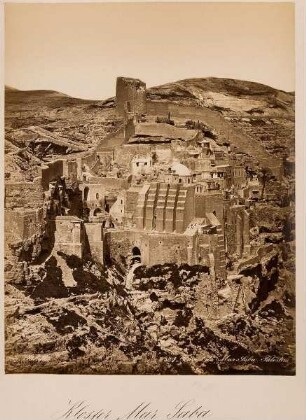 340. Couvent de Mar-Saba. Palestine