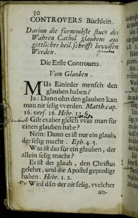 Controvers Bùchlein.